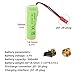 Fytoo 5PCS 3.7V 500mAh Lipo Battery with 1PCS 5-in-1 Charger for Huina 1337 1338 1516 1517 RC Engineering Vehicle RC Remote Control Toy Car Battery