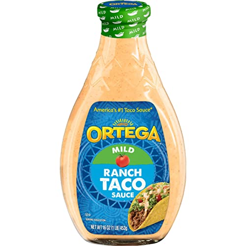 Ortega Flavor Craver Taco Ranch - Salsa para tacos (453 g)