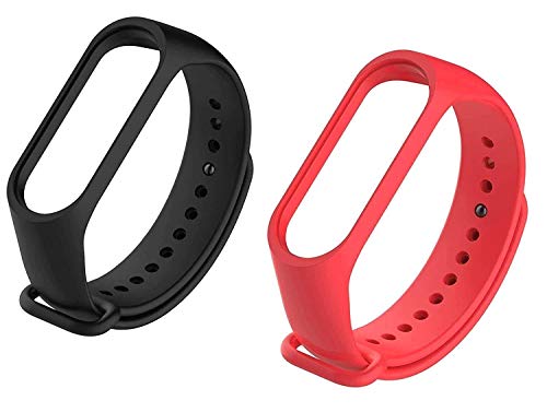 Image of TechMount� Wristband Band Straps Replacement Belt for Xiaomi Mi Original Bands Pack of 2