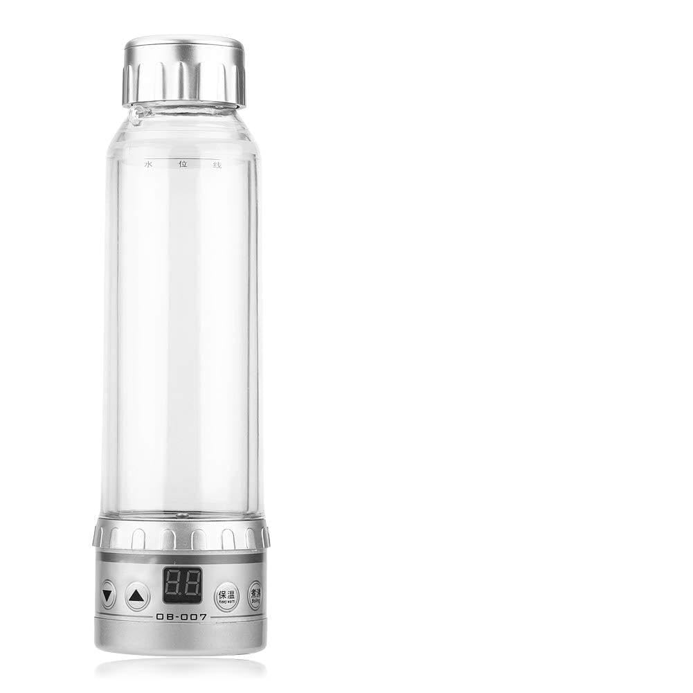 Bollitore per Auto, Scaldabiberon Elettrico per Tazza caffè 280 Ml con Pulsante a Sfioramento per Auto (SILVER)