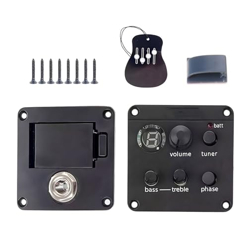 Guitar Pickup ISYS+Equalizers Preamp Systems Acoustic Guitar Pickup with Tuner Equalizers Box Equalizers Accessories Easy to Use