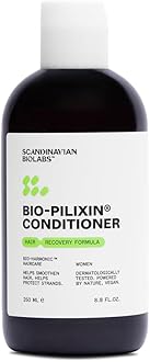 - Scandinavian Biolabs Bio-Pilixin® Conditioner For Women | Prevents Split & Damaged Ends, Restores Weak Hair, Supports Scalp Vitality, Dermatologically Tested, Made in Denmark, 250 mL/ 8.8 Oz