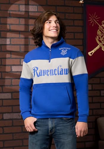 Cakeworthy Adult Ravenclaw 1/4 Zip Sweater | Harry Potter Apparel3