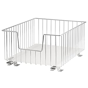 bremermann Kast-mand 40 cm breed, telescopische bodem met inlegbodem, keukenlade (chroom)