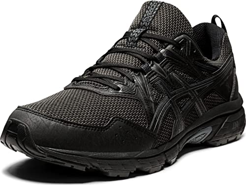 ASICS Men's Gel-Venture 8 Running Shoes, 11.5, Black/Black