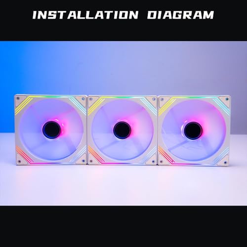 Image of Prism14 140mm ARGB PC Case Fans(Black Forward 1 Pack)