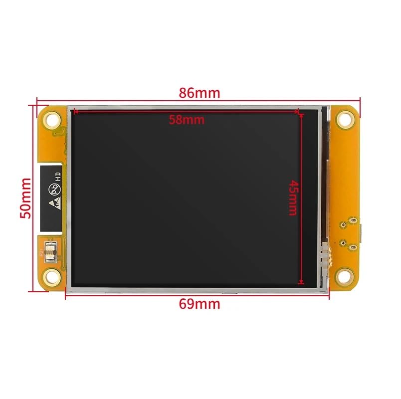 1 pz Schermo ESP32 Touch Screen LCD TFT da 2,8 pollici 240 * 320 WiFi BT per Arduino LVGL