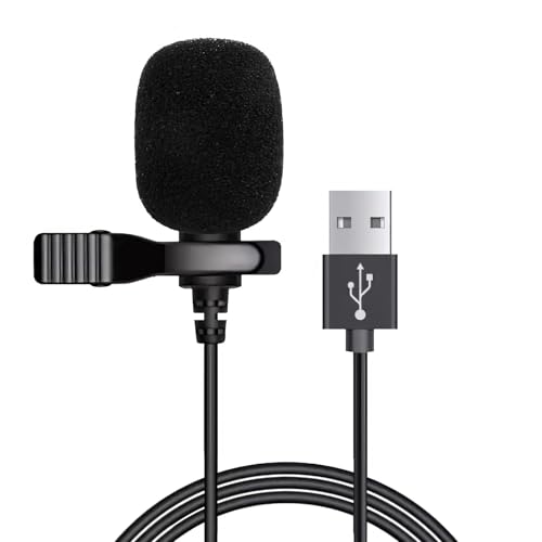 Msmxcs USB-Lavalier-Mikrofon für PC