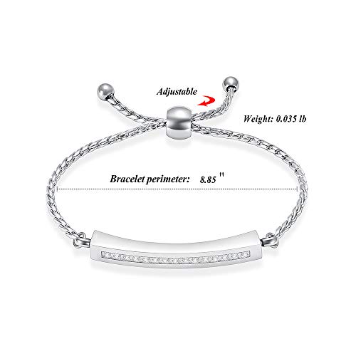 Minicremation Shiny Crystal Cremation Bracelet for Ashes for Women Cube Urn Bangle Locket Ash Holder Memorial Jewelry Bracelet Keepsake Gift - Image 6