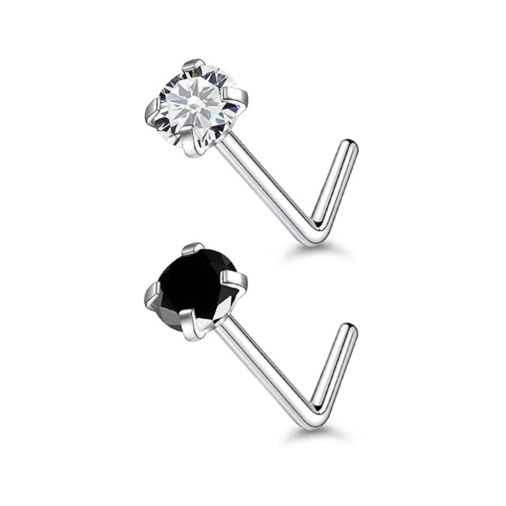 See full amazon price history chart for Via Mazzini 316L Surgical Steel No-Tarnish No-Rusting 3mm Round Diamond Dazzle White and Phantom Black Crystals Nose Studs For Women And Girls (NR0302) 2 Pcs Via Mazzini 316L Surgical Steel No-Tarnish No-Rusting 3mm Round Diamond Dazzle White and Phantom Black Crystals Nose Studs For Women And Girls (NR0302) 2 Pcs (B0CRL676YG) Amazon Price History, Amazon Price Tracker