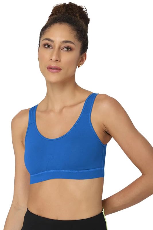 Image of Intimacy Active Sports Bra for Women Medium Coverage, Non-Wired, Non-Padded, Seamless, Stretchable Comfortable Support Activewear for Women