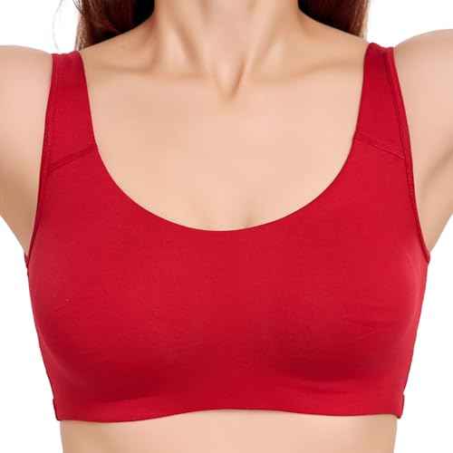 Image of juliet Non Padded Full Coverage Sports Bra for Women | Slip on Bra | Low Impact High Coverage Wireless Support Sports Bra JS 90
