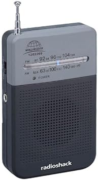 RadioShack Portable AM FM Radio Pocket Size Telescopic Antenna