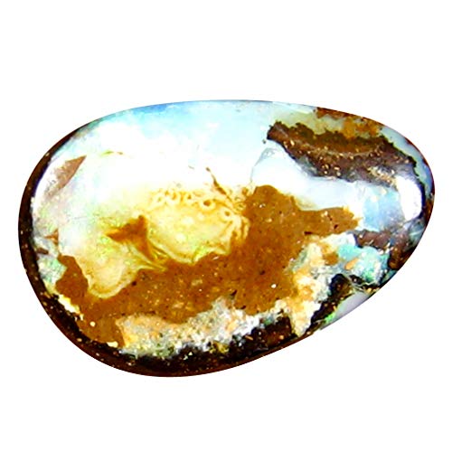 Opale naturelle d'Australie 5,80 ct aux reflets multicolores intenses 15x10 mm