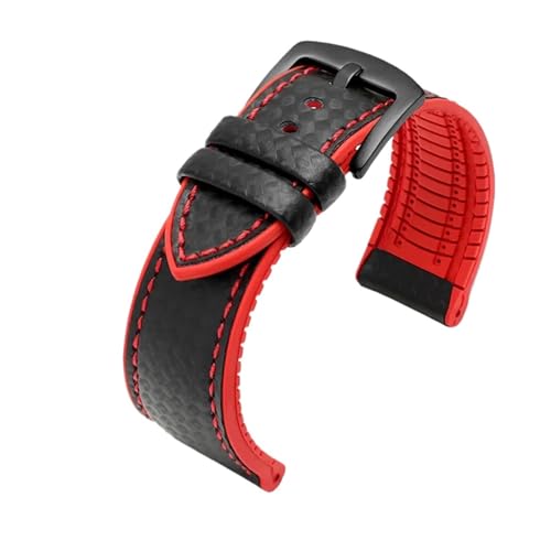 [DNYXGDGSL] J[{t@Co[U[VRXgbv Y ho[Xgoh ANZT[ IK V`Y ~h[ 20mm 22mm 24mmΉ(Black-black red,22mm)