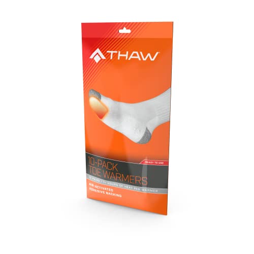 Chauffe-orteils jetables THAW patch chauffant pieds hiver x10