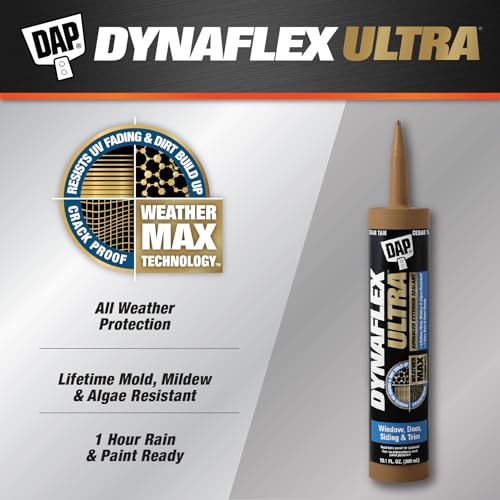 Image of DAP Dynaflex Ultra Advanced Exterior Sealant, Cedar Tan, 10.1 Oz (7079818221)