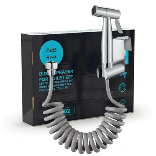 CHILL HOUSE Kit Douchette WC, Kit Hygiene WC Acier Inox 304 – Bidet Toilette WC avec Flexible...