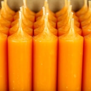 Bütic Spitzkerzen Mandarine 250mm, 16 Stück