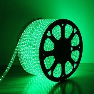 Image of Moonlight 3014 SMD LED Strip Rope Light, Waterproof Decorative led Light with Adapter. (Green)-20 Meter