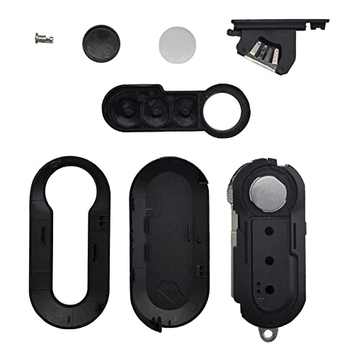 Chiave a distanza dell'automobile per Fiat 500 Doblo Qubo Grande Punto 2006-2013 Delphi BSI System 433 Mhz CHIEDERE PCF7946 Sostituire Chiave intelligente