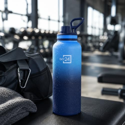 Image of Hydromax 2 Litre Single Wall Stainless Steel Water Bottle - Blue | ISI Certified 304 Stainless Steel, BPA Free, Chugger Sipper Cap, Leakproof Lid, Loop Handle, Fridge Frendly