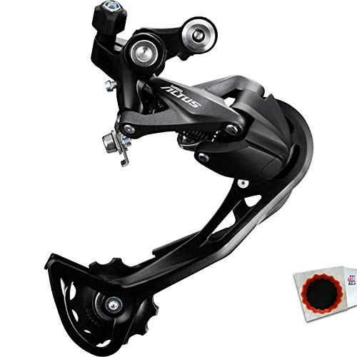SHIMANO Desviador trasero Altus RD-M2000 largo montaje directo gris oscuro bicicleta