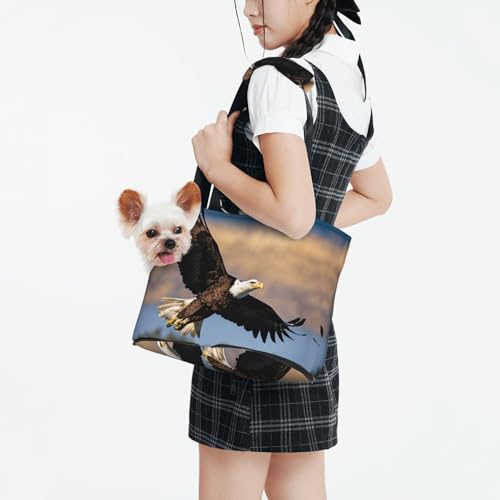 Sac de transport pour petits chiens et chats motif aigle - 3