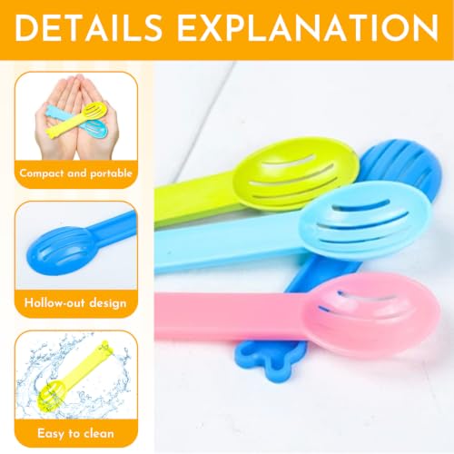 Image of Small Scooper Poop Scoop Set, 10Pcs, for Hamster & Reptile | Small Animal Care Tool,fine litter scoop