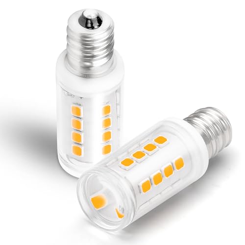 2W C7 E12 LED Himalayan Salt Lamp Bulb 300lm Warm White 2700K 120V, 2 Pack