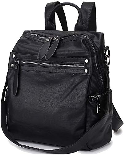 Backpack Purse for Women, PU Leather Fashion Convertible 2 Ways Shoulder Bag VX