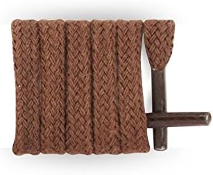 lacet chaussure marron