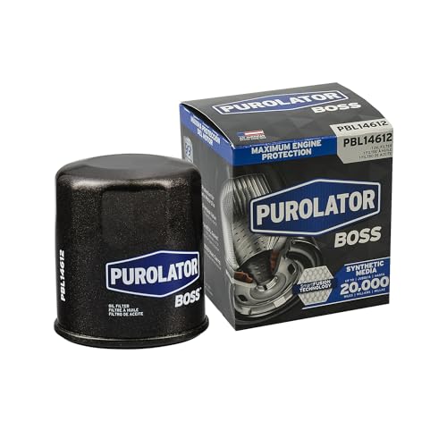 Purolator PBL14612 PurolatorBOSS Maximum Engine Protection Spin On Oil Filter Compatible With Nissan Altima Rogue Sentra Murano Versa Maxima Mazda 3 CX-5 CX-9 CX-30 6 INFINITI QX60 and Q50