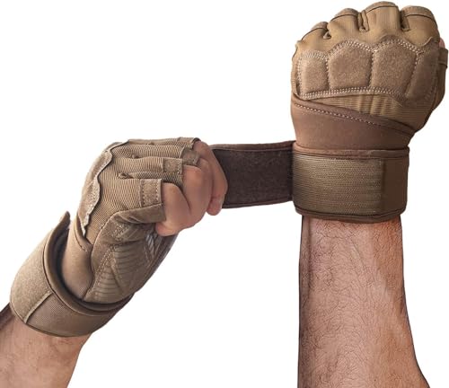 Image of Workout Gloves for Men Women - Weight Lifting Gloves With Wrist Wrap Support, Palm Protection and Grips for Gym Exercise, Cross Training