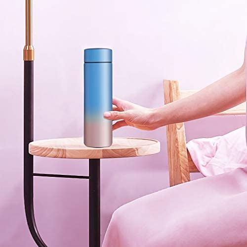 Miniatura 3 de QiCheng&LYS Taza de café, botella infusora de té, botella de agua deportiva inteligente con pantalla LED de temperatura, botella de agua de acero