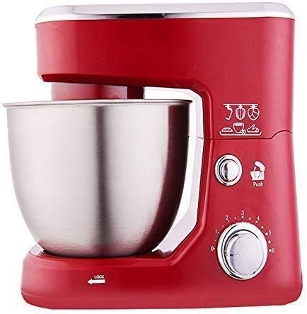 Batidoras amasadoras Mezclador de alimentos y procesador de alimentos batidoras de pie eléctrico batidora de pie con 4 l Tazón Incluye gancho amasador batidor batidor Adecuado for fiestas y actividade