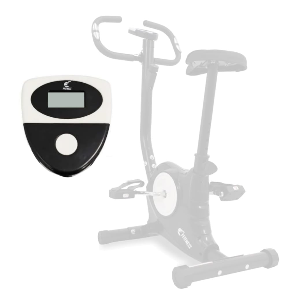 FFitness Zapasowy Komputer Do Roweru Treningowego Wyświetlacz LCD Prędkość Kalorii Czarny