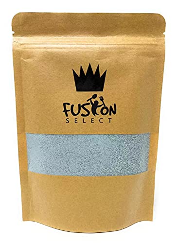 Fusion Select Bubble Tea Mix - Blueberry Flavored-3-in-1 Drink Powder with Cream & Sugar - Instant Pre-Mixed Beverage for Hot or Cold Blends & Yummy Frappes - 6 oz. Pack, Made in Taiwan (Blueberry)