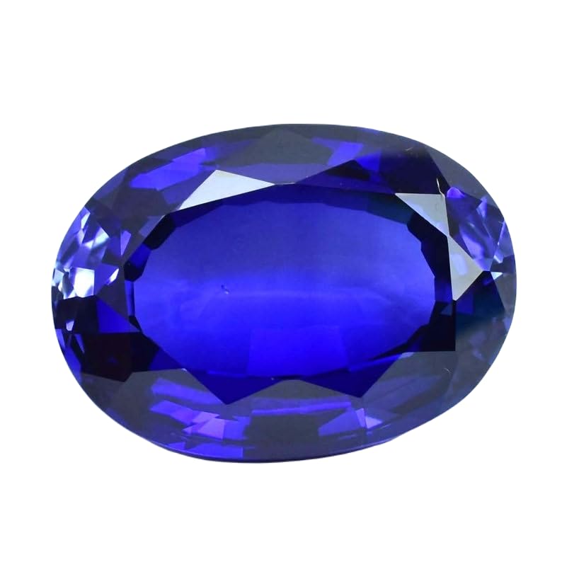 Saphir bleu gemme ovale 11x18mm, une pierre précieuse d'exception pour bague