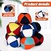 12 Pcs 2.56 Inch Washable Footbag Balls Suitable for Juggling Hacky Sack Games Ideal for Teens and Adults Usable for Outdoor Activities and Parties Durable Helps Improve Coordination Great Gift