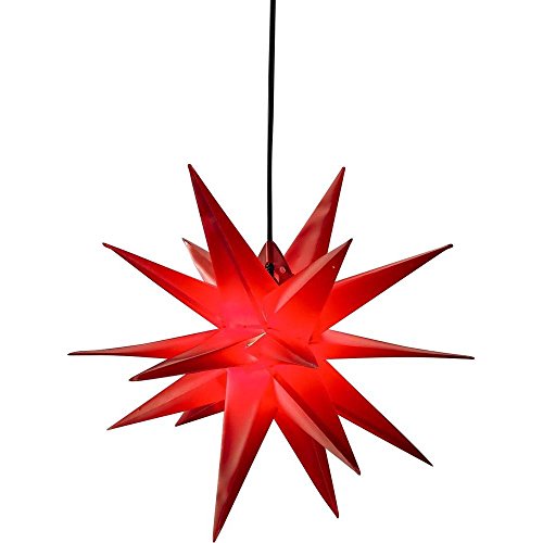Preisvergleich Produktbild Deco-Plant Weihnachtsstern LED 7971 Rot