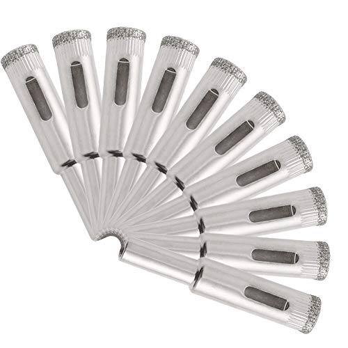 Brocas diamantadas núcleo 10 mm, 10 piezas miniatura 3