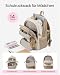 LOVEVOOK Schulrucksack Teenager Mädchen Schultasche Laptop Rucksack Damen