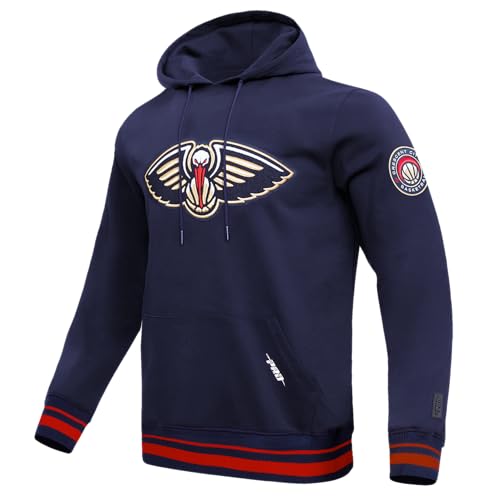 Image of Pro Standard Mens NBA Retro Classics Brushed Back French Terry Pull Over Hoodie