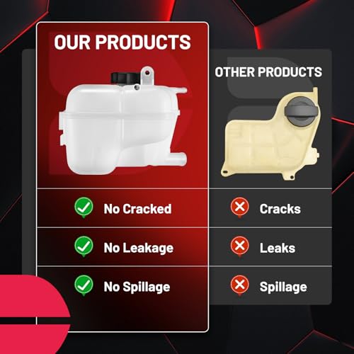Image of BDFHYK Engine Coolant Expansion Reservoir Overflow Tank Compatible with Chevrolet Impala Malibu Limited Cadillac XTS SRX Buick Regal LaCrosse Allure Replace 603-385 DAKG-15110 13220124 13502353