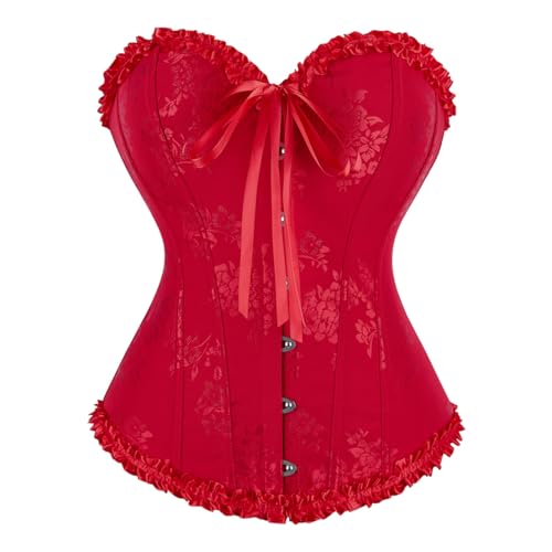Image of frawirshau Women's Overbust Costume Corset Renaissance Victorian