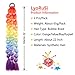 Ponytail Extension, LyoRuSi 22 Inch Lightweight Colored Bubble Ponytail Extensions for Women Bubble Ponytail Extension with Hair Tie, Vibrant and easy to install (Orange/Yellow/Blue/Purple#)