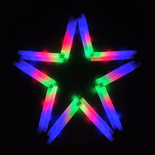 Glow Sticks Bulk - 36 Pcs LED Foam Sticks Glow in The Dark Party Supplies,3 Modes Colorful Flashing Light Up Toys for Party,Concert and Event