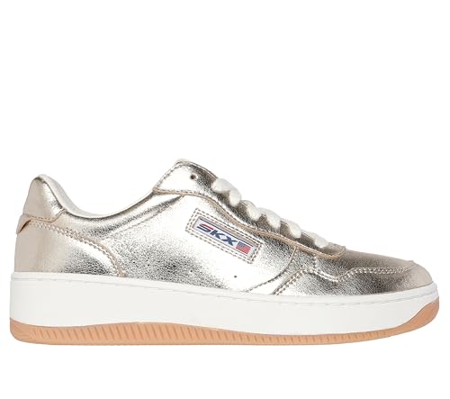 Image of Skechers Women's Sport Court 2.0-Much Metallic | Casual Shoes
