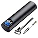 Produktbild Elektrische Digitale Reifenpumpe Mit 2000mAh Akku, Fahrradluftpumpe Kompressor Mit LCD-Bildschirm Für Auto, Fahrrad, Motorrad, Basketball, Football Usw. Als Taschenlampe Und Powerbank.